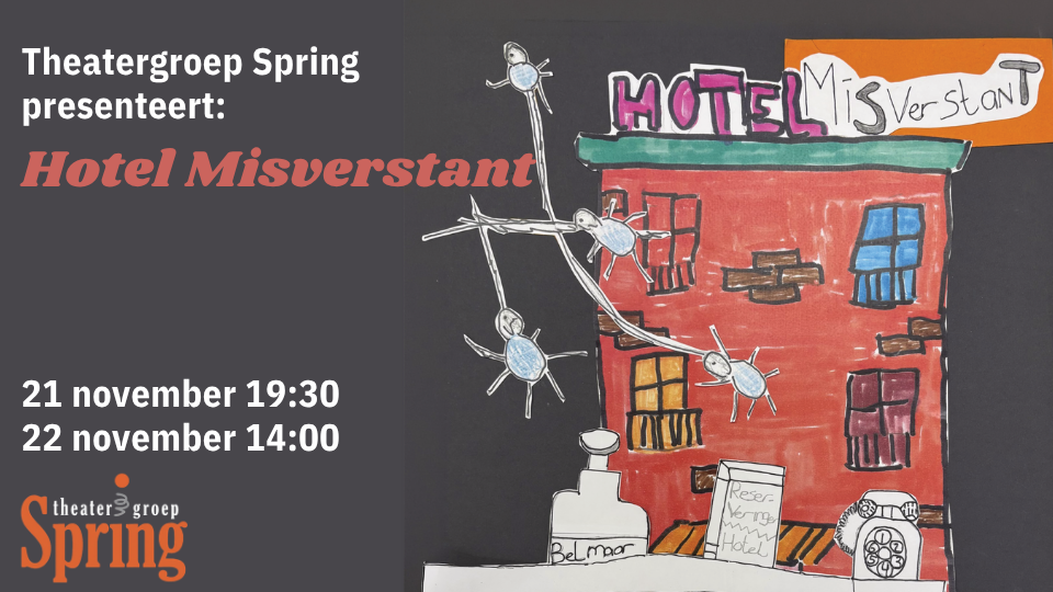 De door de spelers en danseressen gemaakte poster voor de voorstelling van 2026